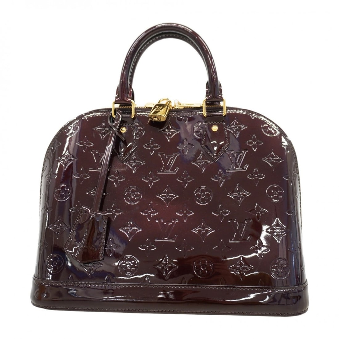 Louis Vuitton Vernis Alma PM Handbag M91611 Amaranth Women's: --- Catalog ---Category: SizeSize (HxWxD): 23cm x 30cm x 15cm / 9.05'' x 11.81'' x 5.9''Category: DesignType: HandbagColor: AmaranteGender: WomenCategory: GeneralMPN: M91611Brand: Louis Vuitton---