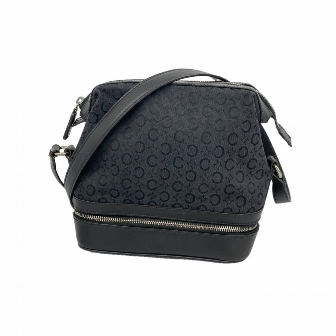 Celine Shoulder Bag C Macadam Canvas Black Women's: --- Catalog ---Category: SizeSize (HxWxD): 20.5cm x 21cm x 11cm / 8.07'' x 8.26'' x 4.33''Category: DesignType: Shoulder bagColor: BlackGender: WomenMaterial: Canvas Hardware Color: SilverCategory: Ge