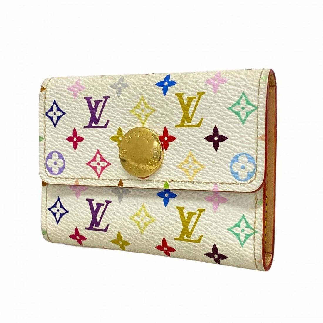Louis Vuitton Monogram Multicolore Porte Monnaie Cozy Wallet/Coin Case M60006 Bron Women's (1 of 15)