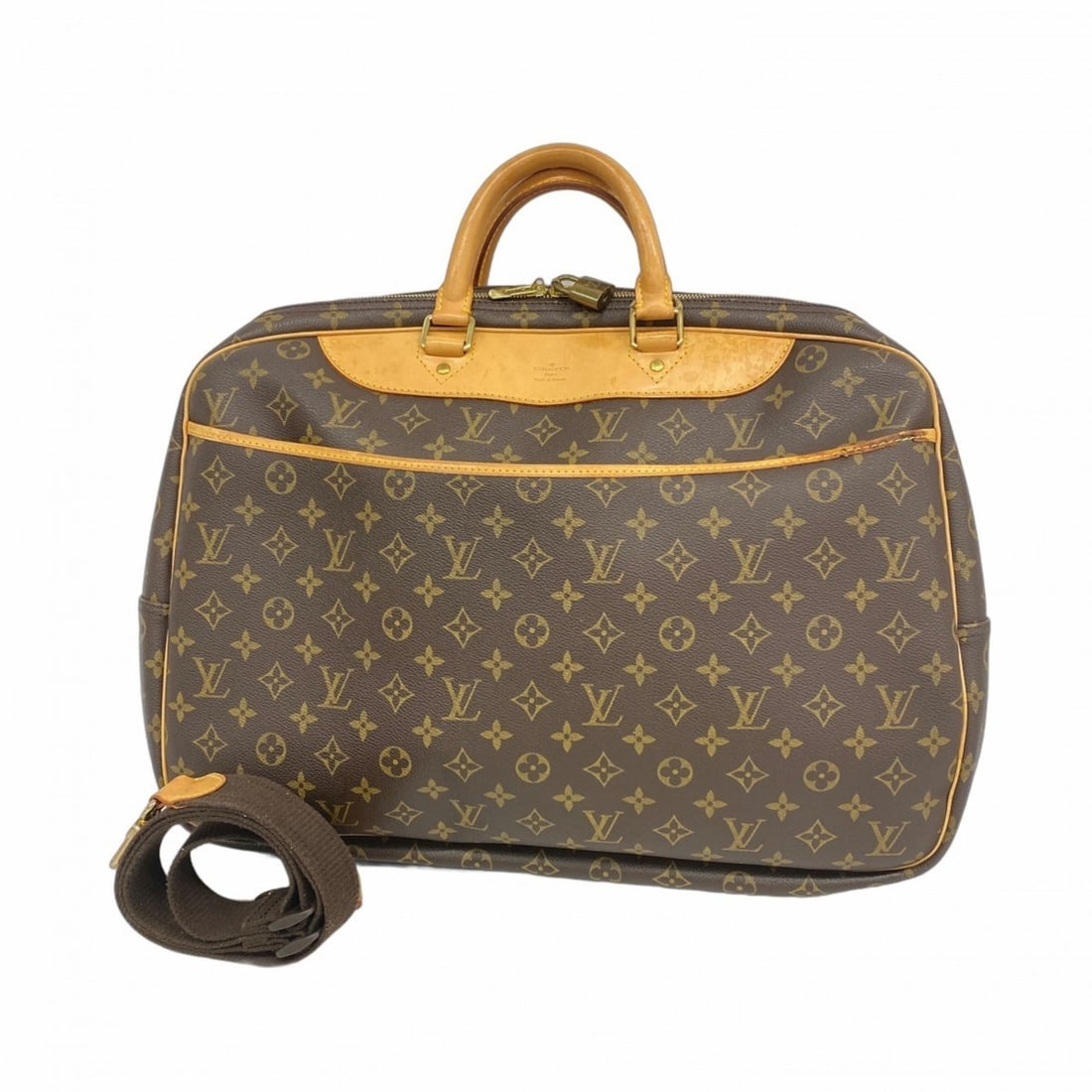 Louis Vuitton Monogram Alizee 24H Boston Bag M41399 Brown Men's/Women's: --- Catalog ---Category: SizeSize (HxWxD): 36cm x 45cm x 19cm / 14.17'' x 17.71'' x 7.48''Category: DesignType: Boston bagColor: BrownGender: Men,WomenCategory: GeneralMPN: M41399Brand: Louis Vuitton-