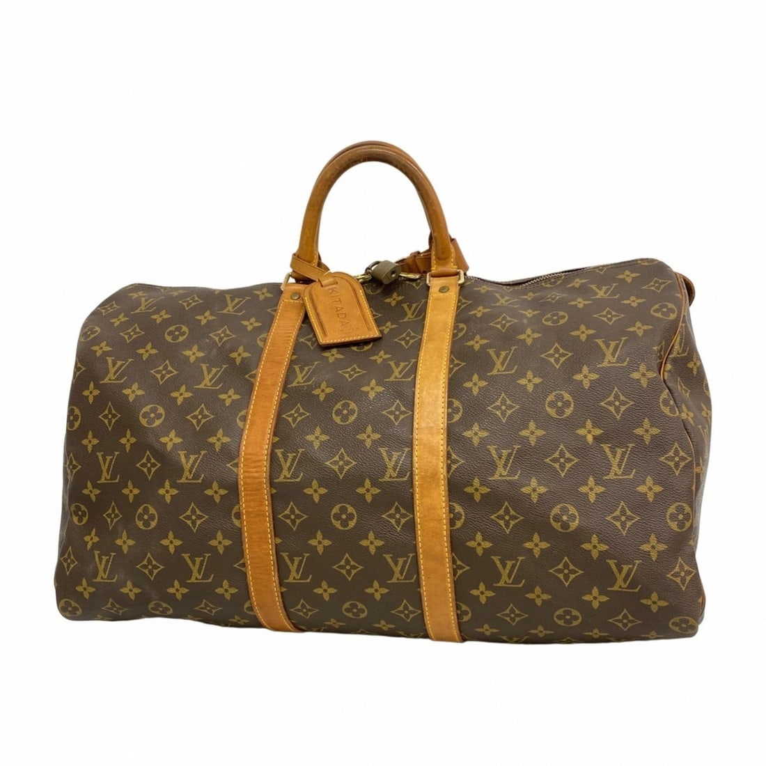 Louis Vuitton Monogram Keepall 50 Boston Bag M41426 Brown Men's and Women's: --- Catalog ---Category: SizeSize (HxWxD): 28cm x 50cm x 23cm / 11.02'' x 19.68'' x 9.05''Category: DesignType: Boston bagColor: BrownGender: Men,WomenCategory: GeneralMPN: M41426Brand: Louis Vuitton-