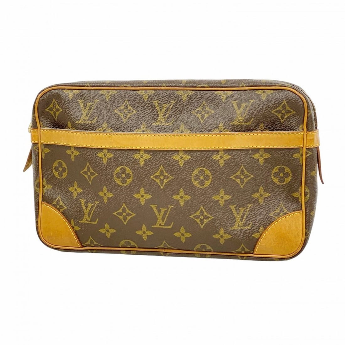Louis Vuitton Monogram Compiègne 28 Clutch Bag M51845 Brown Men's/Women's: --- Catalog ---Category: SizeSize (HxWxD): 17cm x 28cm x 6.5cm / 6.69'' x 11.02'' x 2.55''Category: DesignType: Clutch bagColor: BrownGender: Men,WomenCategory: GeneralMPN: M51845Brand: Louis Vuitton-