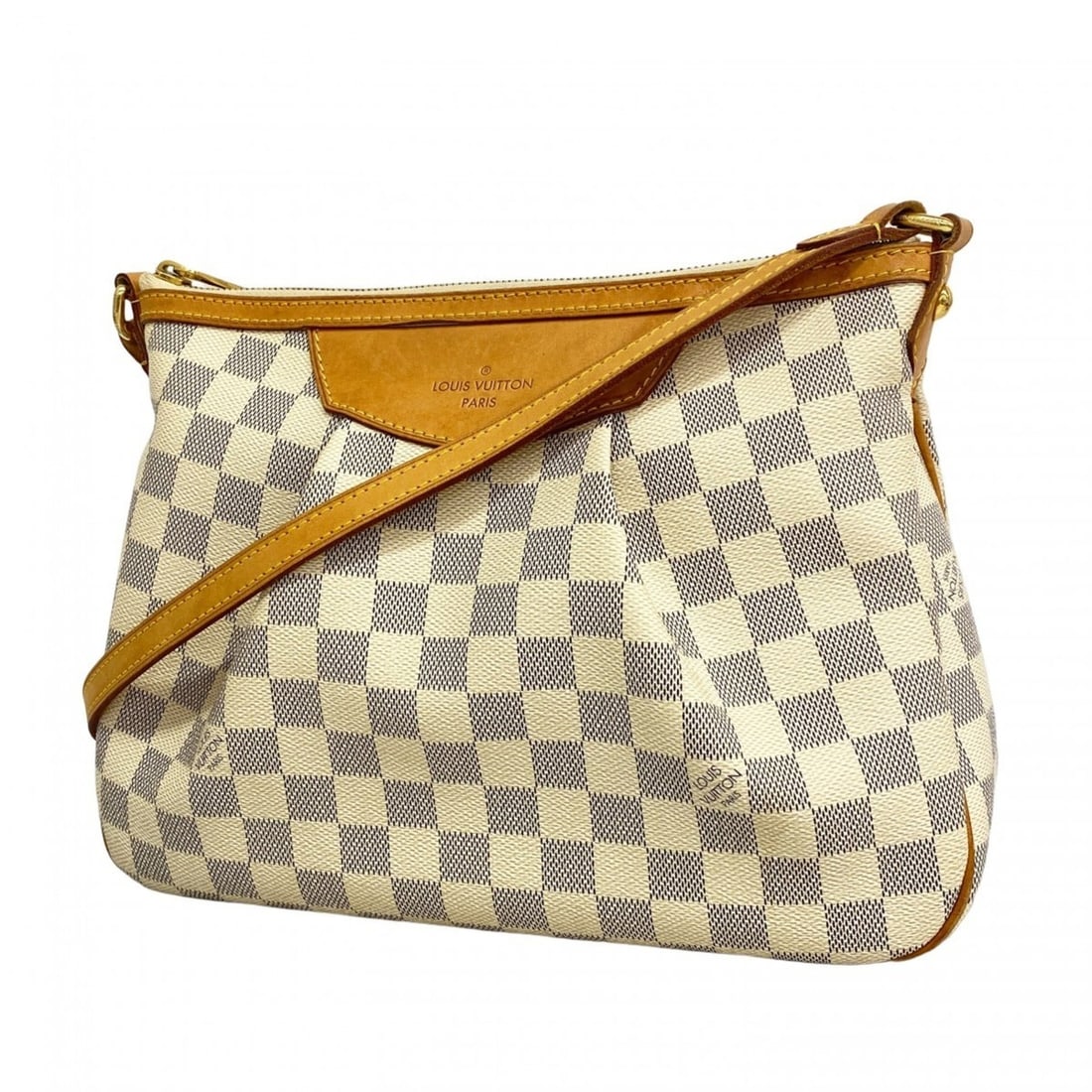 Louis Vuitton Damier Azur Siracusa PM Shoulder Bag N41113 White Women's: --- Catalog ---Category: SizeSize (HxWxD): 22cm x 30cm x 8.5cm / 8.66'' x 11.81'' x 3.34''Category: DesignType: Shoulder bagColor: WhiteGender: WomenCategory: GeneralMPN: N41113Brand: Louis Vuitton---