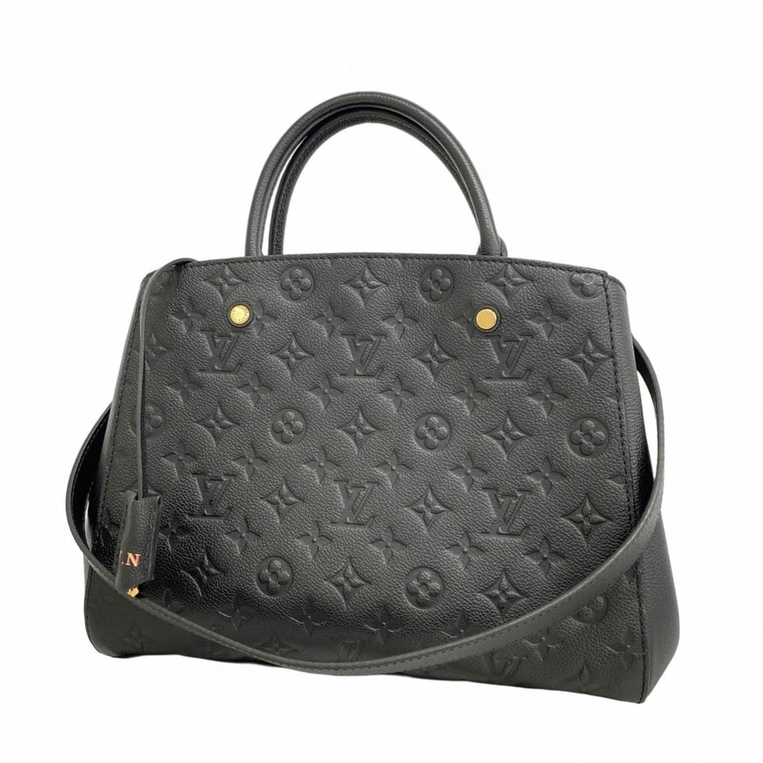 Louis Vuitton Monogram Empreinte Montaigne MM M41048 Noir Handbag, 2-Way Bag for Women (1 of 11)