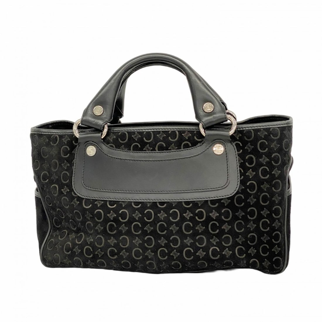 Celine handbag C Macadam Boogie suede black women's: --- Catalog ---Category: SizeSize (HxWxD): 21cm x 33cm x 14cm / 8.26'' x 12.99'' x 5.51''Category: DesignType: HandbagColor: BlackGender: WomenMaterial: Suede Hardware Color: SilverCategory: GeneralBr