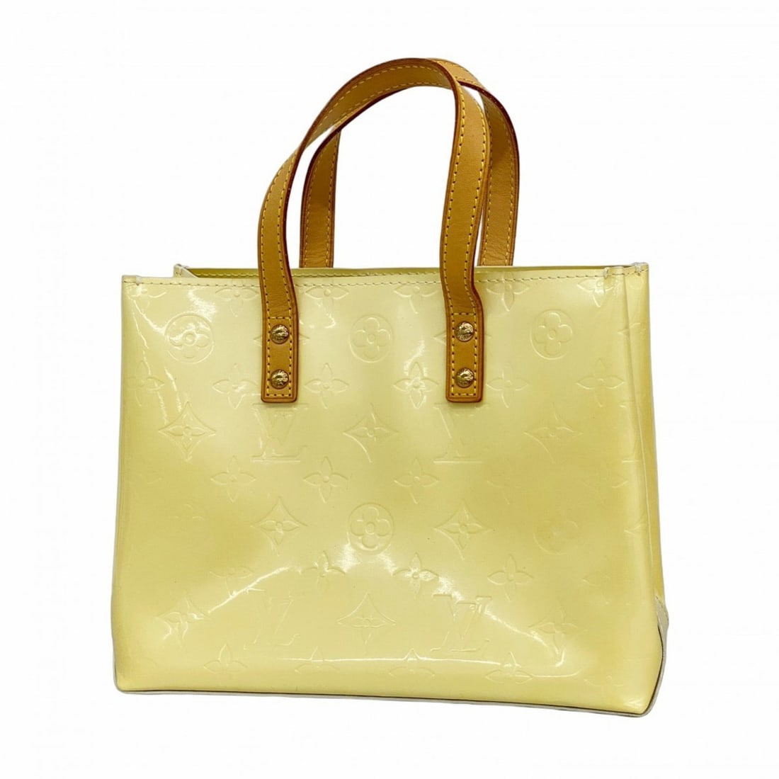 Louis Vuitton Vernis Reed PM Handbag M91336 Pearl Women's: --- Catalog ---Category: SizeSize (HxWxD): 18cm x 23cm x 10cm / 7.08'' x 9.05'' x 3.93''Category: DesignType: HandbagColor: PearlGender: WomenCategory: GeneralMPN: M91336Brand: Louis Vuitton--- Item L