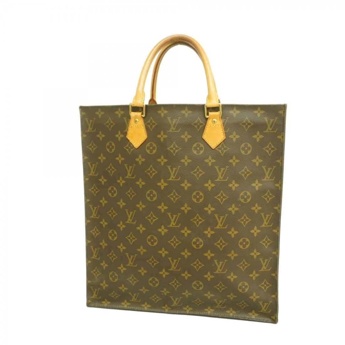 Louis Vuitton Monogram Sac Plat Tote Bag M51140 Brown Women's: --- Catalog ---Category: SizeSize (HxWxD): 38cm x 36cm x 9cm / 14.96'' x 14.17'' x 3.54''Category: DesignType: Tote bagColor: BrownGender: WomenCategory: GeneralMPN: M51140Brand: Louis Vuitton--- Item