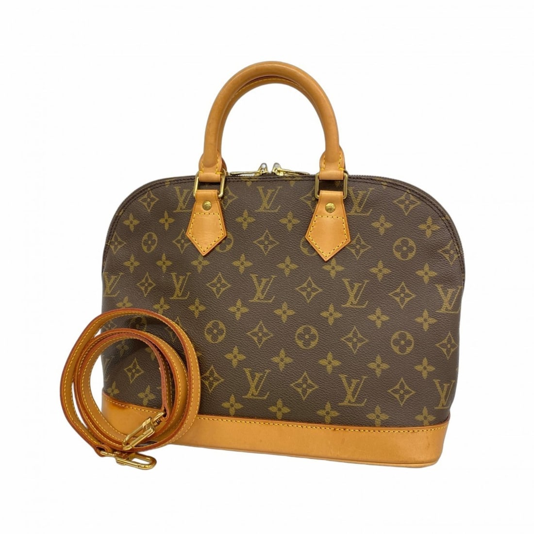 Louis Vuitton Monogram Alma Handbag M51130 Brown 2-Way Bag for Women: --- Catalog ---Category: SizeSize (HxWxD): 24cm x 30cm x 16cm / 9.44'' x 11.81'' x 6.29''Category: DesignType: HandbagColor: BrownGender: WomenCategory: GeneralMPN: M51130Brand: Louis Vuitton--- Item