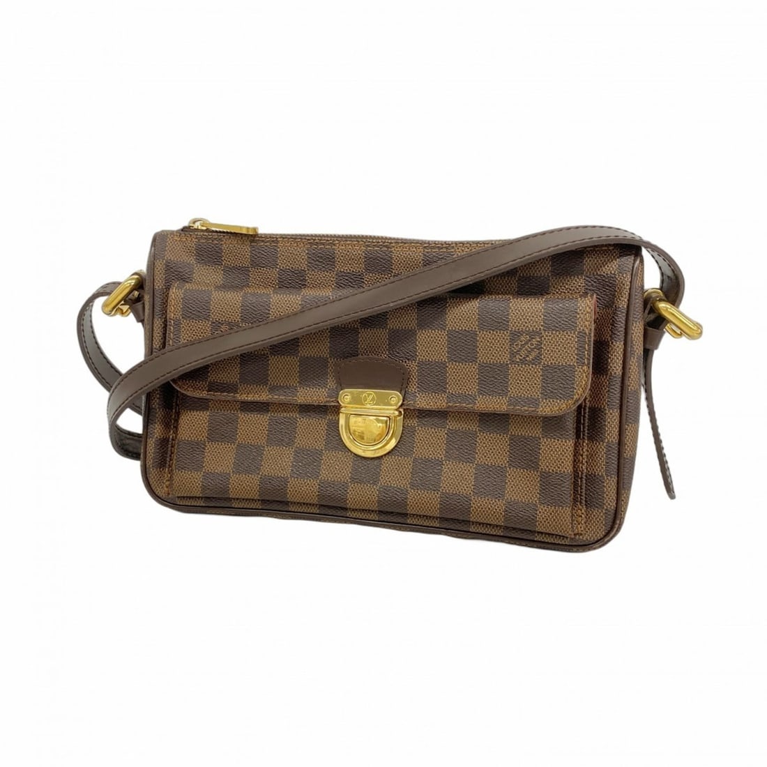 Louis Vuitton Damier Ravello GM Shoulder Bag N60006 Ebene for Women: --- Catalog ---Category: SizeSize (HxWxD): 16cm x 26cm x 8cm / 6.29'' x 10.23'' x 3.14''Category: DesignType: Shoulder bagColor: EbeneGender: WomenCategory: GeneralMPN: N60006Brand: Louis Vuitton--- I