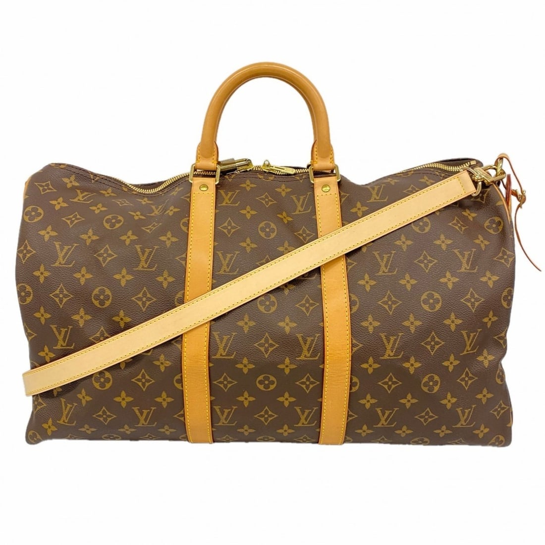 Louis Vuitton Monogram Keepall Bandouliere 50 Boston Bag M41416 Brown Men's and Women's: --- Catalog ---Category: SizeSize (HxWxD): 29cm x 51cm x 21cm / 11.41'' x 20.07'' x 8.26''Category: DesignType: Boston bagColor: BrownGender: Men,WomenCategory: GeneralMPN: M41416Brand: Louis Vuitton-