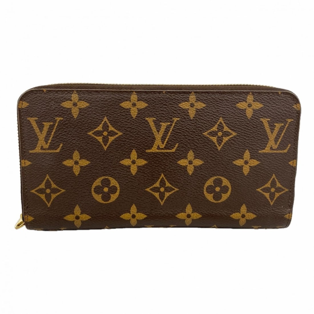Louis Vuitton Monogram Zippy Wallet M41896 Brown Coquelicot Women's (1 of 14)