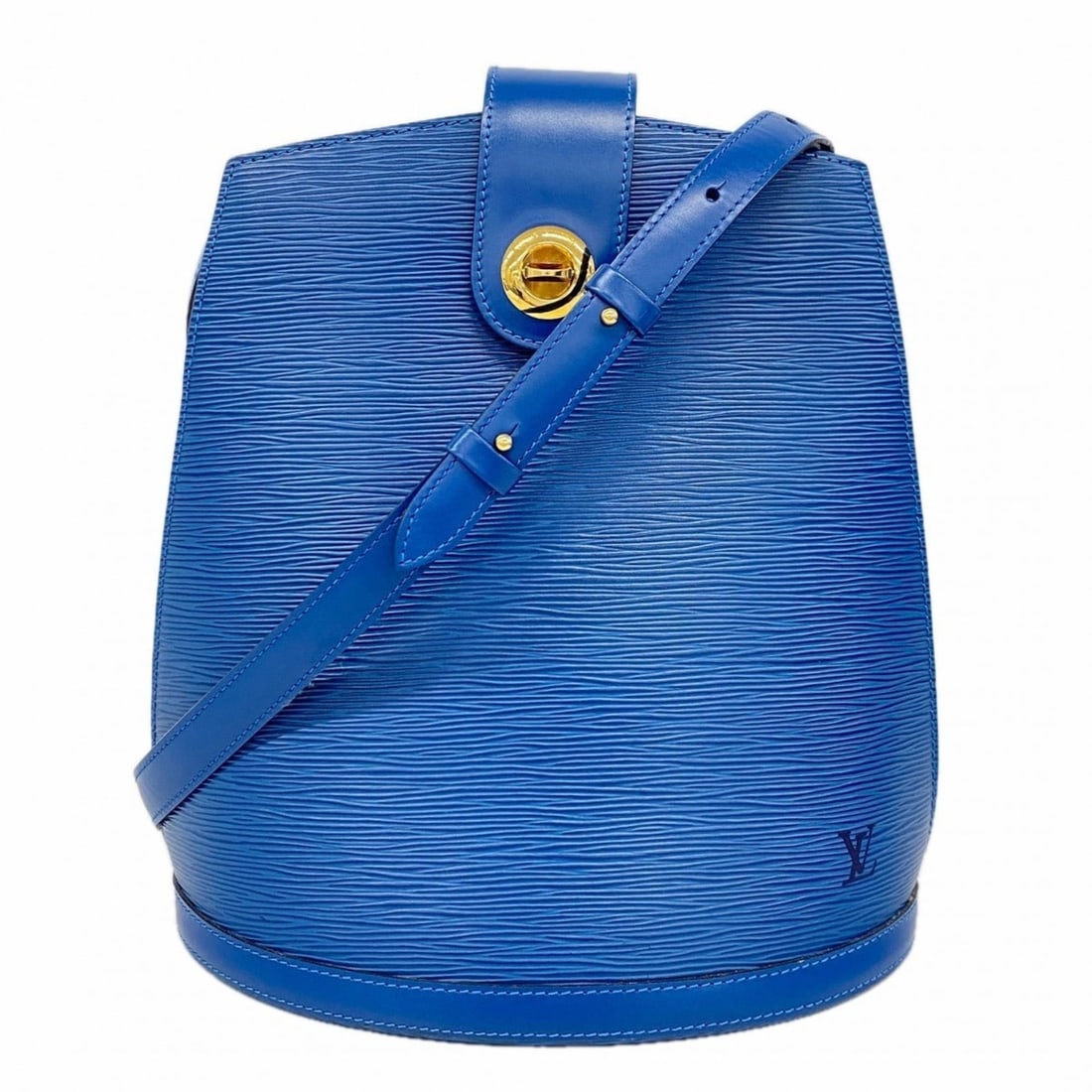 Louis Vuitton Epi Cluny Shoulder Bag M52255 Toledo Blue for Women: --- Catalog ---Category: SizeSize (HxWxD): 29.5cm x 26cm x 17cm / 11.61'' x 10.23'' x 6.69''Category: DesignType: Shoulder bagColor: Toledo blueGender: WomenCategory: GeneralMPN: M52255Brand: Louis Vu
