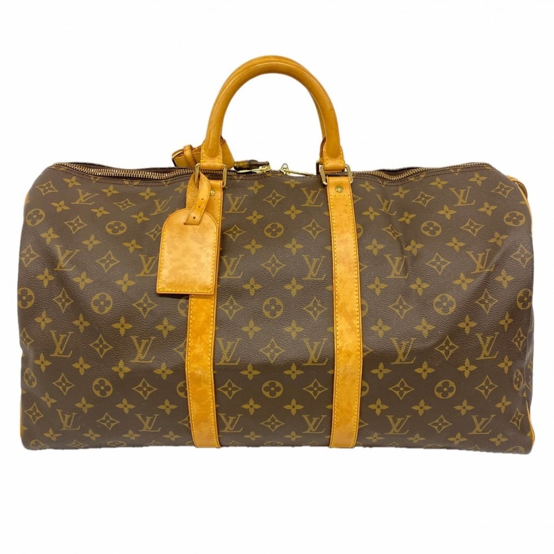 Louis Vuitton Monogram Keepall 50 Boston Bag M41426 Brown Men's and Women's: --- Catalog ---Category: SizeSize (HxWxD): 28.5cm x 51cm x 22cm / 11.22'' x 20.07'' x 8.66''Category: DesignType: Boston bagColor: BrownGender: Men,WomenCategory: GeneralMPN: M41426Brand: Louis Vuitto