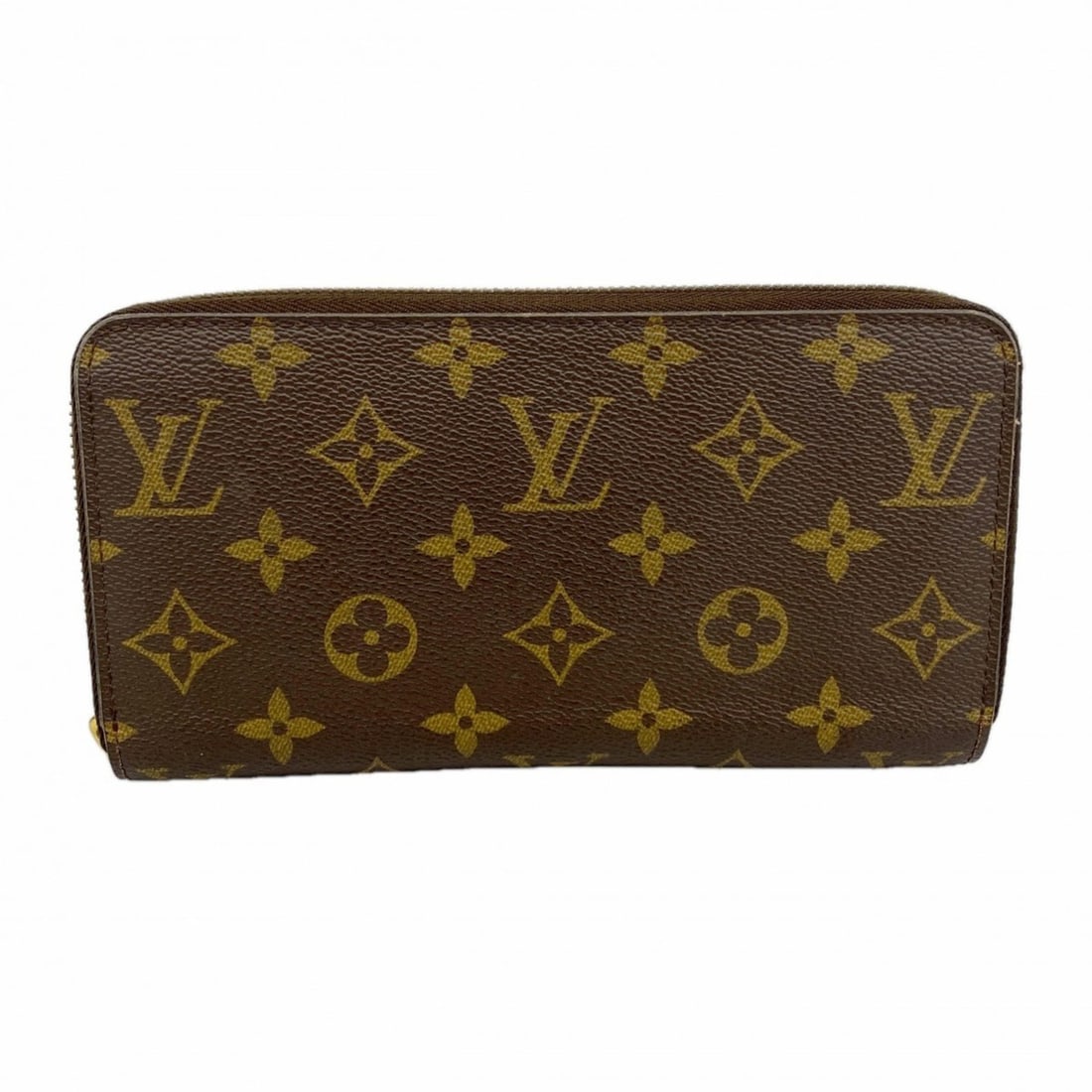 Louis Vuitton Monogram Zippy Wallet M41896 Brown Coquelicot Women's (1 of 12)