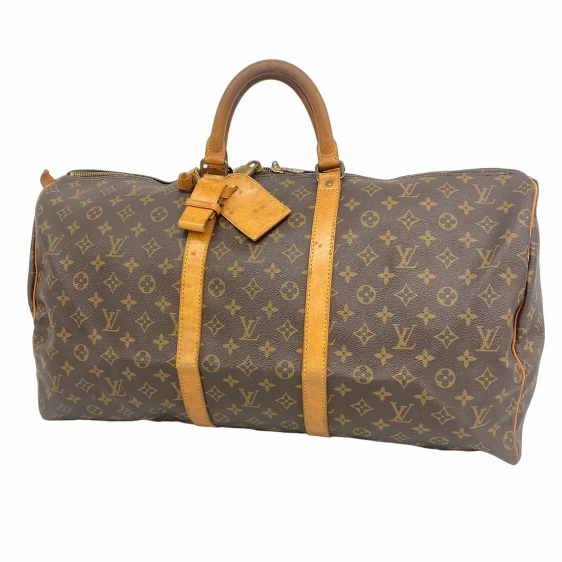Louis Vuitton Monogram Keepall 55 Boston Bag M41424 Brown Men's and Women's: --- Catalog ---Category: SizeSize (HxWxD): 30cm x 56cm x 25cm / 11.81'' x 22.04'' x 9.84''Category: DesignType: Boston bagColor: BrownGender: Men,WomenCategory: GeneralMPN: M41424Brand: Louis Vuitton-