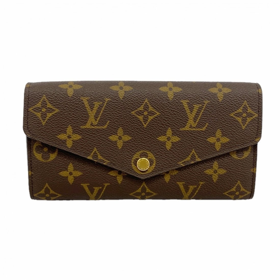 Louis Vuitton Monogram Portefeuille Sarah Long Wallet M62234 Brown Fuchsia Women's (1 of 14)