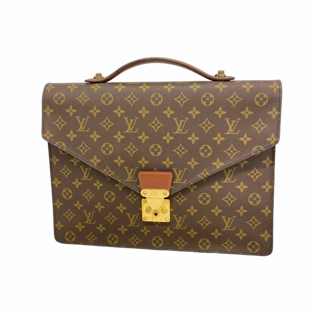 Louis Vuitton Monogram Porte-Document Bandouliere Bag M53338 Brown Men's: --- Catalog ---Category: SizeSize (HxWxD): 28.5cm x 37.5cm x 4cm / 11.22'' x 14.76'' x 1.57''Category: DesignType: BriefcaseColor: BrownGender: MenCategory: GeneralMPN: M53338Brand: Louis Vuitton--- I