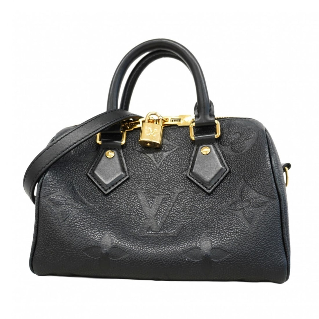 Louis Vuitton Monogram Empreinte Speedy Bandouliere 20 Handbag M58953 Noir 2-Way Bag for Women (1 of 14)