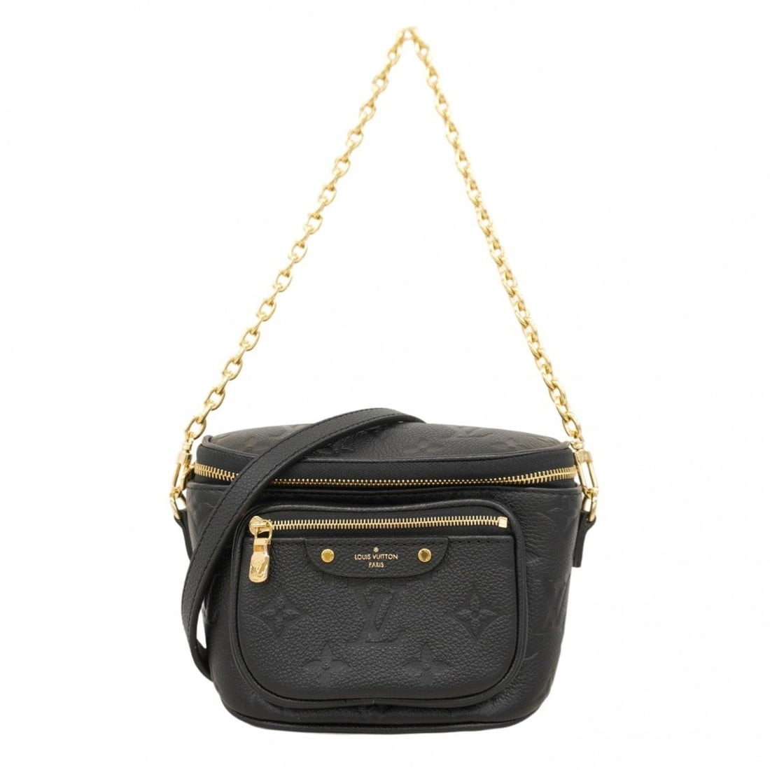 Louis Vuitton Monogram Empreinte Mini Bum Bag M46917 Noir Women's Shoulder: --- Catalog ---Category: SizeSize (HxWxD): 14cm x 17cm x 6cm / 5.51'' x 6.69'' x 2.36''Category: DesignType: Shoulder bagColor: NoirGender: WomenCategory: GeneralMPN: M46917Brand: Louis Vuitton--- Ite