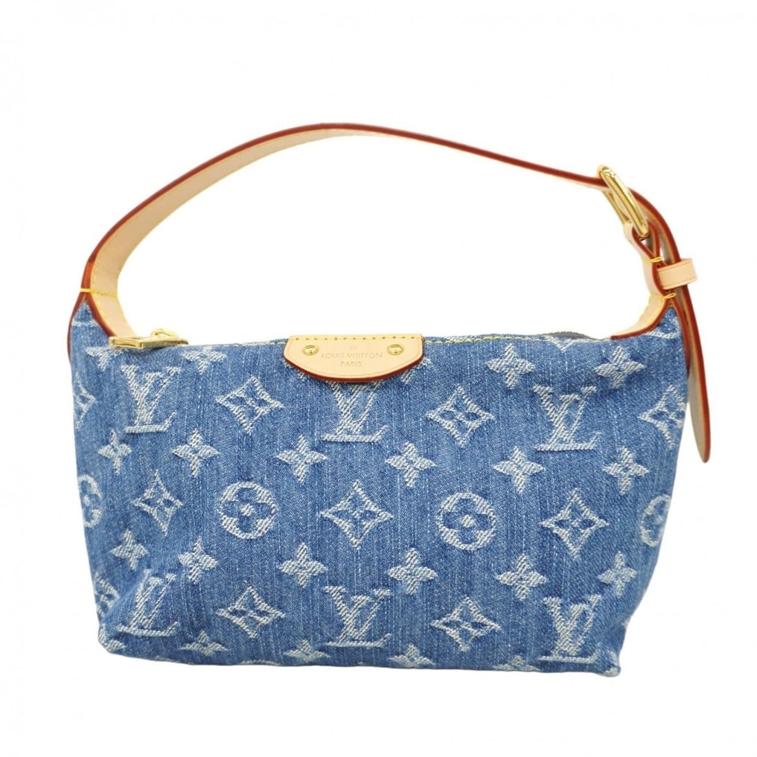 Louis Vuitton Monogram Denim Pochette Hills Handbag M82949 Blue Women's: --- Catalog ---Category: SizeSize (HxWxD): 12.5cm x 18cm x 7cm / 4.92'' x 7.08'' x 2.75''Category: DesignType: Handbag, PochetteColor: BlueGender: WomenCategory: GeneralMPN: M82949Brand: Louis Vuitton