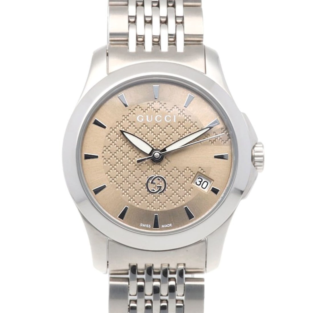 Gucci G-Timeless Watch, Stainless Steel, 126.5mm Quartz Movement, Overhauled and Polished, Women's, (1 of 16)