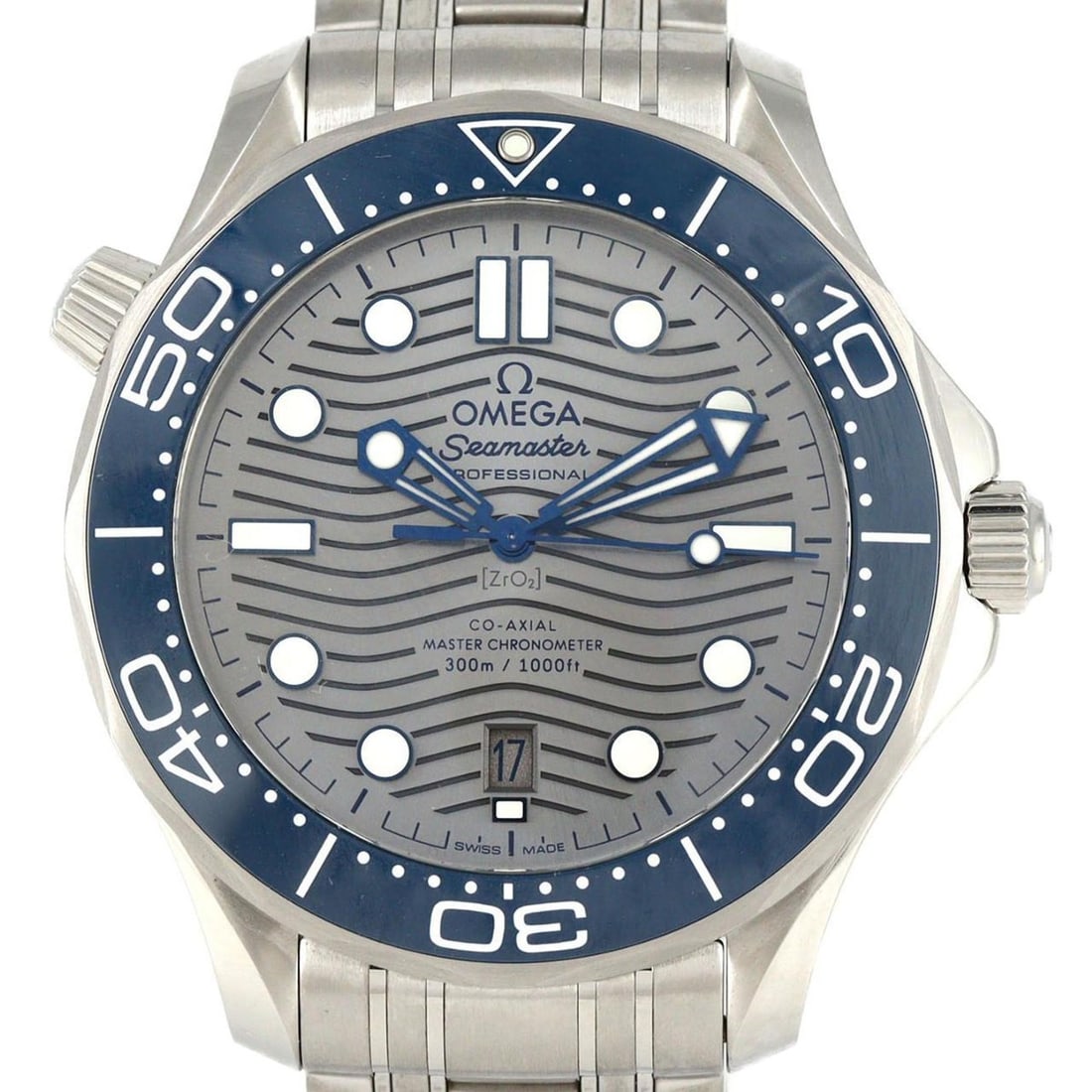 Omega Seamaster Diver 300M 210.30.42.20.06.001 Stainless Steel Automatic Watch: --- Catalog ---Category: SizeWrist Size: 20cm / 7.87''Case Diameter: 42mm / 1.65''Category: DesignType: WristwatchGender: MenColor (Dial): GrayMaterial (Band): Stainless steelMaterial (Case): Stainles