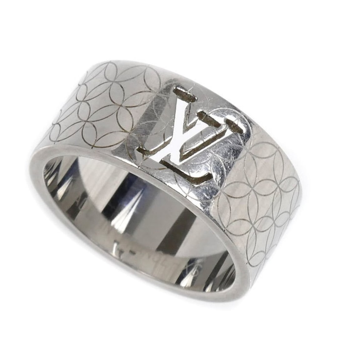 LOUIS VUITTON Louis Vuitton Metal Berg Champs-Elysees Ring M65456 for Men and Women (1 of 11)