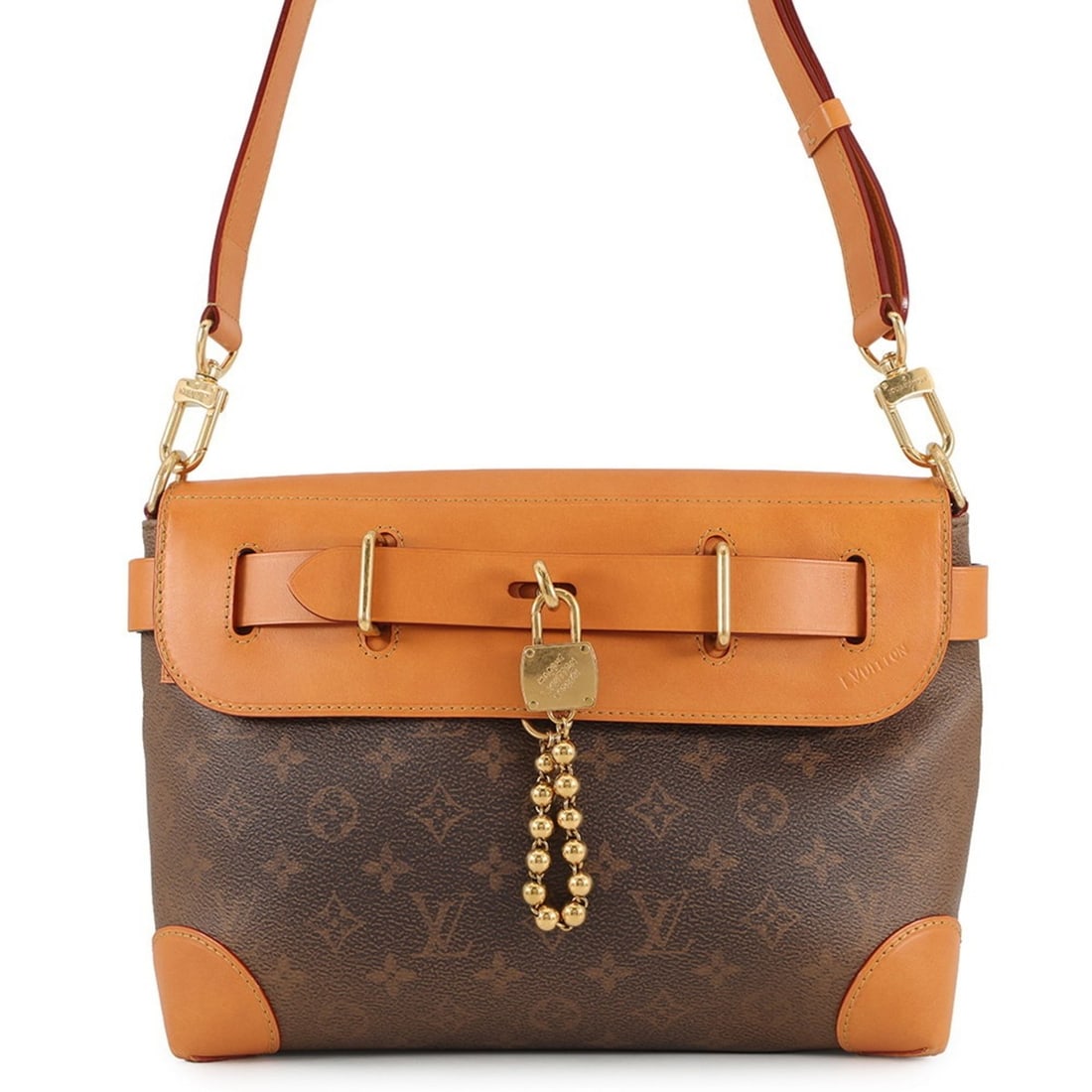 Louis Vuitton Monogram Dust Steamer Crossbody Shoulder Bag M11533 LOUIS VUITTON: --- Catalog ---Category: SizeSize (HxWxD): 24cm x 29cm x 10cm / 9.44'' x 11.41'' x 3.93''Category: DesignType: Shoulder bagColor: Brown, MonogramGender: WomenMaterial: Monogram Category: GeneralMPN: M
