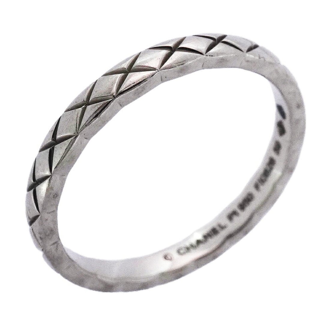 Chanel Coco Crush Pt950 Platinum Ring #59 Men's: --- Catalog ---Category: SizeUS Size: 9.5Brand Size: 59Category: DesignType: Band ringGender: MenMaterial: Platinum 950Category: GeneralBrand: Chanel--- Item List ---Section: ConditionRanking: Rank AB