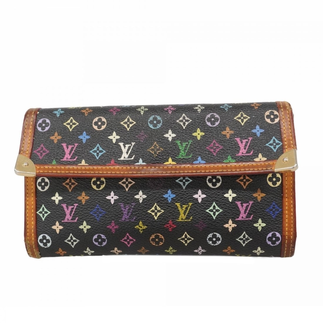 Louis Vuitton Tri-fold Long Wallet Monogram Multicolore Porte Tresor International M92658 Noir: --- Catalog ---Category: SizeSize (HxWxD): 11cm x 19cm x 2.5cm / 4.33'' x 7.48'' x 0.98''Category: DesignType: Long wallet (tri-fold)Color: NoirGender: WomenCategory: GeneralMPN: M92658Brand: Louis Vu