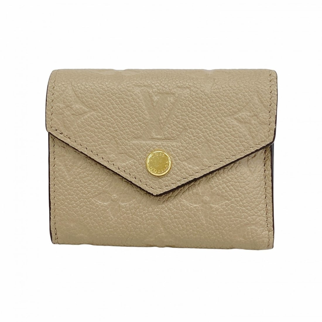 Louis Vuitton Monogram Empreinte Tri-fold Wallet, Portefeuille Zoe M69800, Tourterelle, Women's: --- Catalog ---Category: SizeSize (HxWxD): 8.5cm x 9.8cm x 2cm / 3.34'' x 3.85'' x 0.78''Category: DesignType: Wallet (tri-fold)Color: TourterelleGender: WomenCategory: GeneralMPN: M69800Brand: Louis