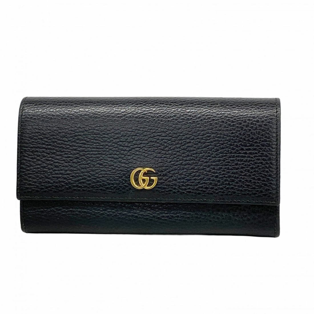 Gucci GG Marmont Long Wallet 456116 Leather Black Women's: --- Catalog ---Category: SizeSize (HxWxD): 10.5cm x 19cm x 3.5cm / 4.13'' x 7.48'' x 1.37''Category: DesignType: Long wallet (bi-fold)Color: BlackGender: WomenMaterial: Leather Category: GeneralMPN: 4