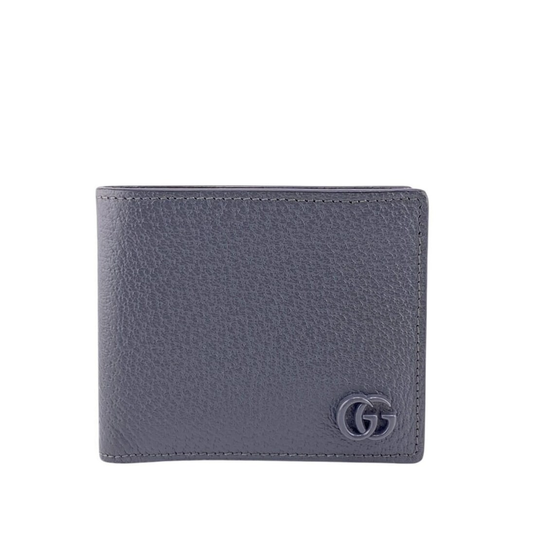 GUCCI GG Marmont Coin Bifold Wallet, Gray, Men's: --- Catalog ---Category: SizeSize (HxWxD): 9.5cm x 11cm / 3.74'' x 4.33''Category: DesignType: Wallet (bi-fold)Color: GrayGender: MenMaterial: Leather Category: GeneralBrand: Gucci--- Item List ---Sec
