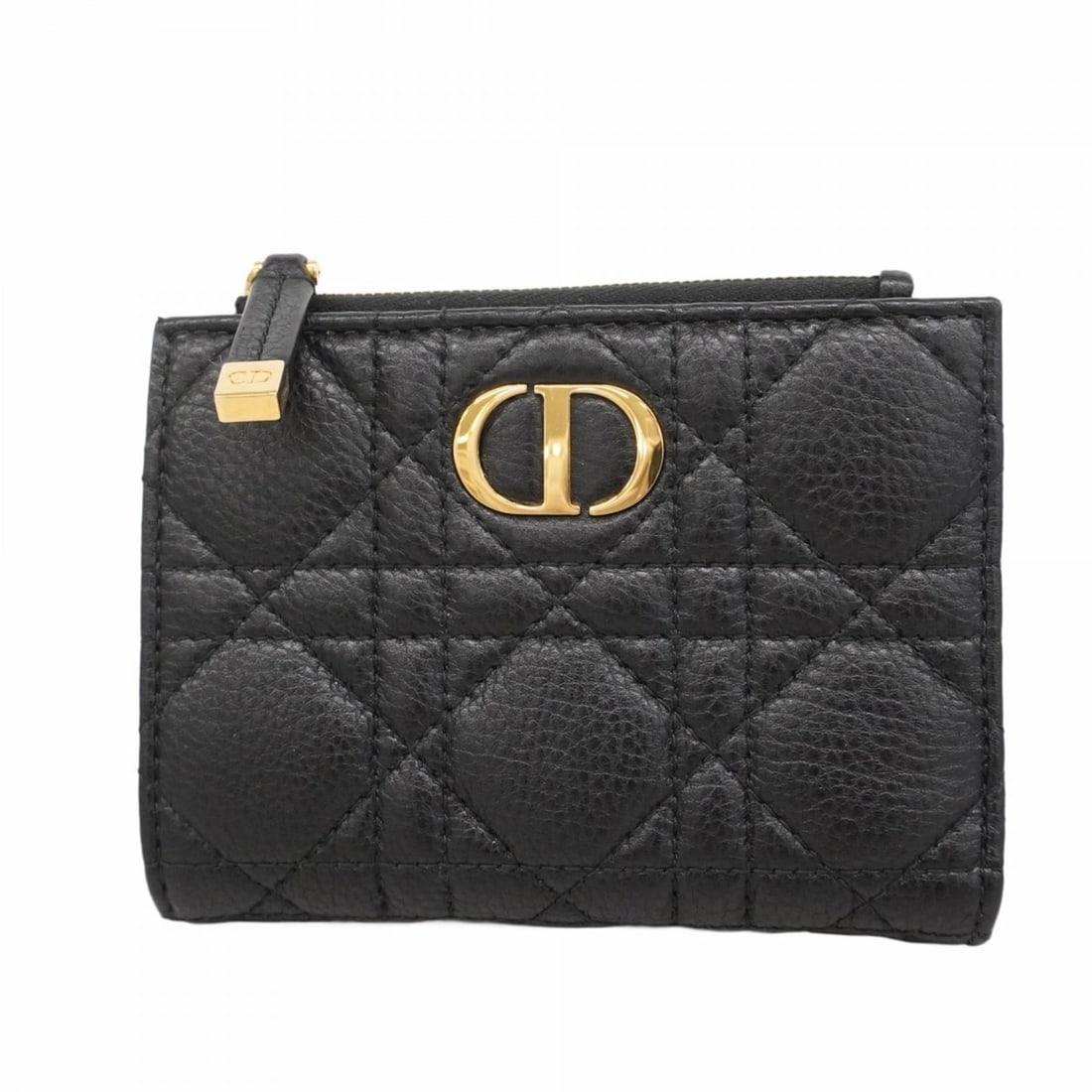 Christian Dior Caro Leather Wallet Black Women's (1 of 14)