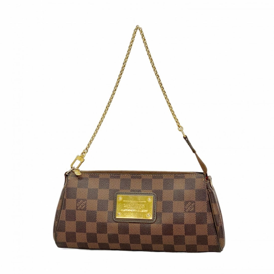 Louis Vuitton Damier Eva Handbag N55213 Ebene Women's: --- Catalog ---Category: SizeSize (HxWxD): 12cm x 25cm x 4cm / 4.72'' x 9.84'' x 1.57''Category: DesignType: HandbagColor: EbeneGender: WomenCategory: GeneralMPN: N55213Brand: Louis Vuitton--- Item Li