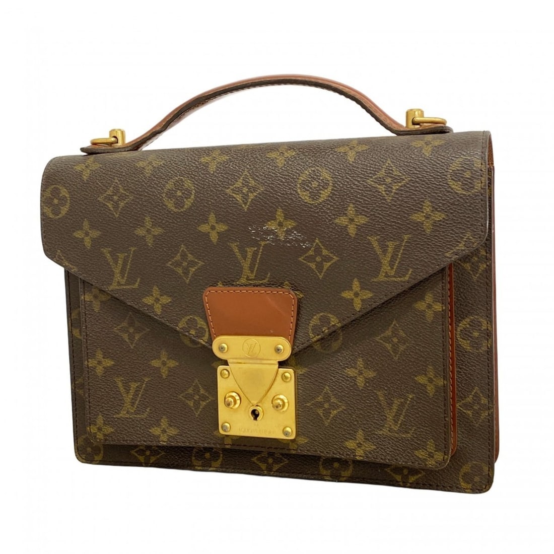 Louis Vuitton Monogram Monceau 26 Handbag M51187 Brown Women's: --- Catalog ---Category: SizeSize (HxWxD): 20cm x 25.7cm x 4.5cm / 7.87'' x 10.11'' x 1.77''Category: DesignType: HandbagColor: BrownGender: WomenCategory: GeneralMPN: M51187Brand: Louis Vuitton--- It