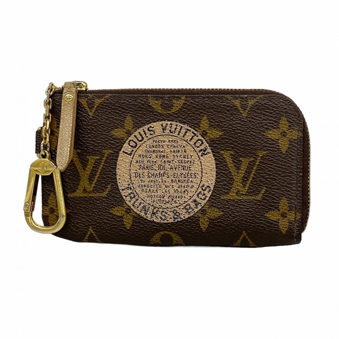 Louis Vuitton Monogram T&B Pochette Cle Wallet/Coin Case M58025 Brown Men's/Women's: --- Catalog ---Category: SizeSize (HxWxD): 7.5cm x 13cm x 1cm / 2.95'' x 5.11'' x 0.39''Category: DesignType: Coin purse/coin caseColor: BrownGender: Men,WomenCategory: GeneralMPN: M58025Brand: Louis