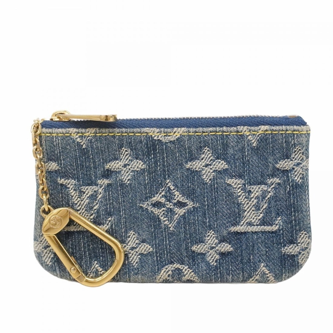 Louis Vuitton Monogram Denim Pochette Cle Wallet/Coin Case M95343 Blue Women's: --- Catalog ---Category: SizeSize (HxWxD): 6.5cm x 12cm x 5.00mm / 2.55'' x 4.72'' x 0.19''Category: DesignType: Coin purse/coin caseColor: BlueGender: WomenCategory: GeneralMPN: M95343Brand: Louis Vu