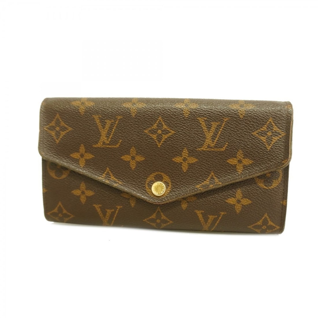 Louis Vuitton Monogram Portefeuille Sarah Long Wallet M60531 Brown Women's (1 of 12)