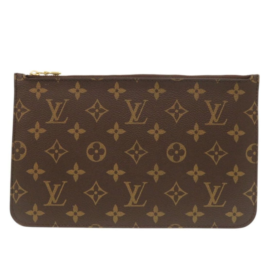 Like new Louis Vuitton Neverfull Pouch for MM/GM Monogram Mimosa LV 1642: --- Catalog ---Category: SizeSize (HxWxD): 15cm x 24.5cm / 5.9'' x 9.64''Category: DesignType: PouchColor: MimosaGender: WomenMaterial: Monogram Category: GeneralBrand: Louis VuittonCountry of Origin: