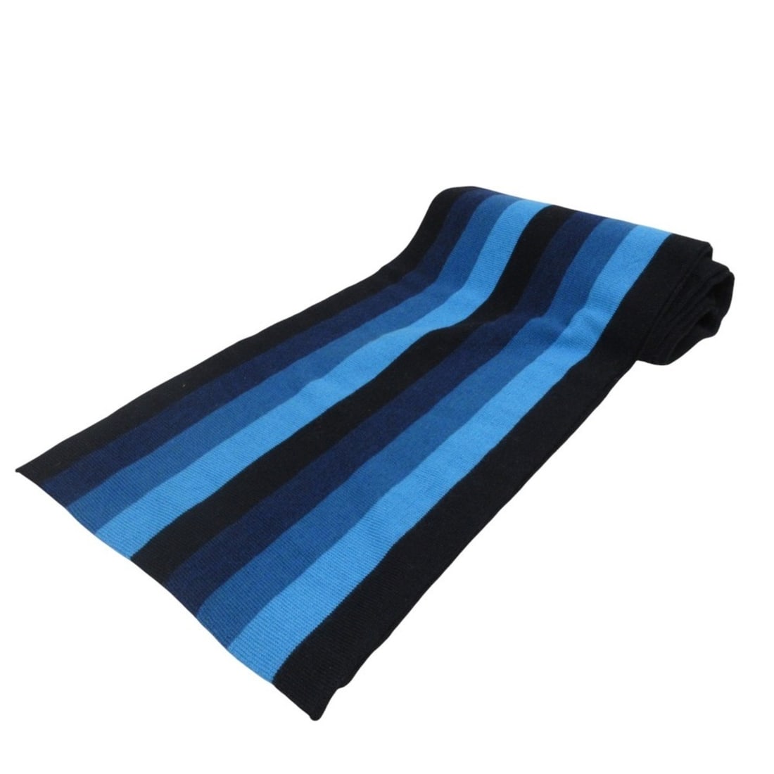 GUCCI striped wool scarf, reversible, black and blue, women's, Luxs, secondhand brand clothing: --- Catalog ---Category: SizeSize (LxW): 2m x 21.5cm / 78.74'' x 8.46''Category: DesignType: ShawlColor: Black, BlueGender: WomenMaterial: Wool Category: GeneralBrand: Gucci--- Item List ---Section: C