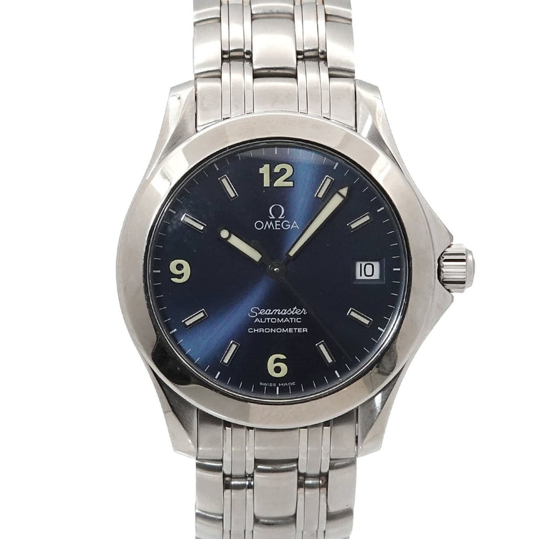 OMEGA Seamaster 120m 2501 83 Men's Watch with Date, Navy Blue, Automatic (1 of 10)