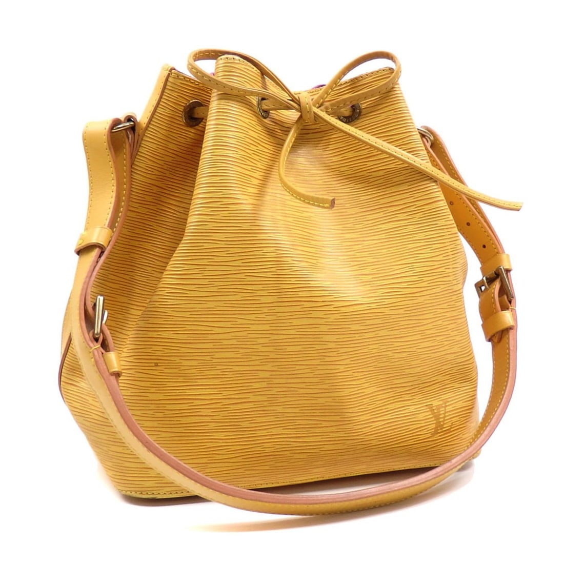 Louis Vuitton Epi Noe Shoulder Bag, Women's, M44009, Tassili Yellow, Jaune (1 of 10)