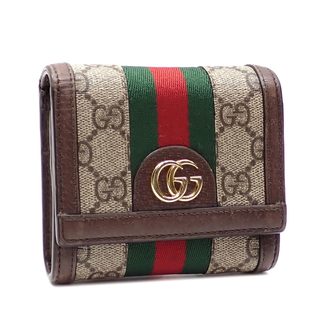Gucci Ophidia GG Wallet, Women's, Beige Ebony PVC Canvas, 598662: --- Catalog ---Category: SizeSize (HxWxD): 9.9cm x 10.8cm x 3.5cm / 3.89'' x 4.25'' x 1.37''Category: DesignType: Wallet (bi-fold)Color: BeigeGender: WomenMaterial: PVC , Canvas Category: GeneralMPN: