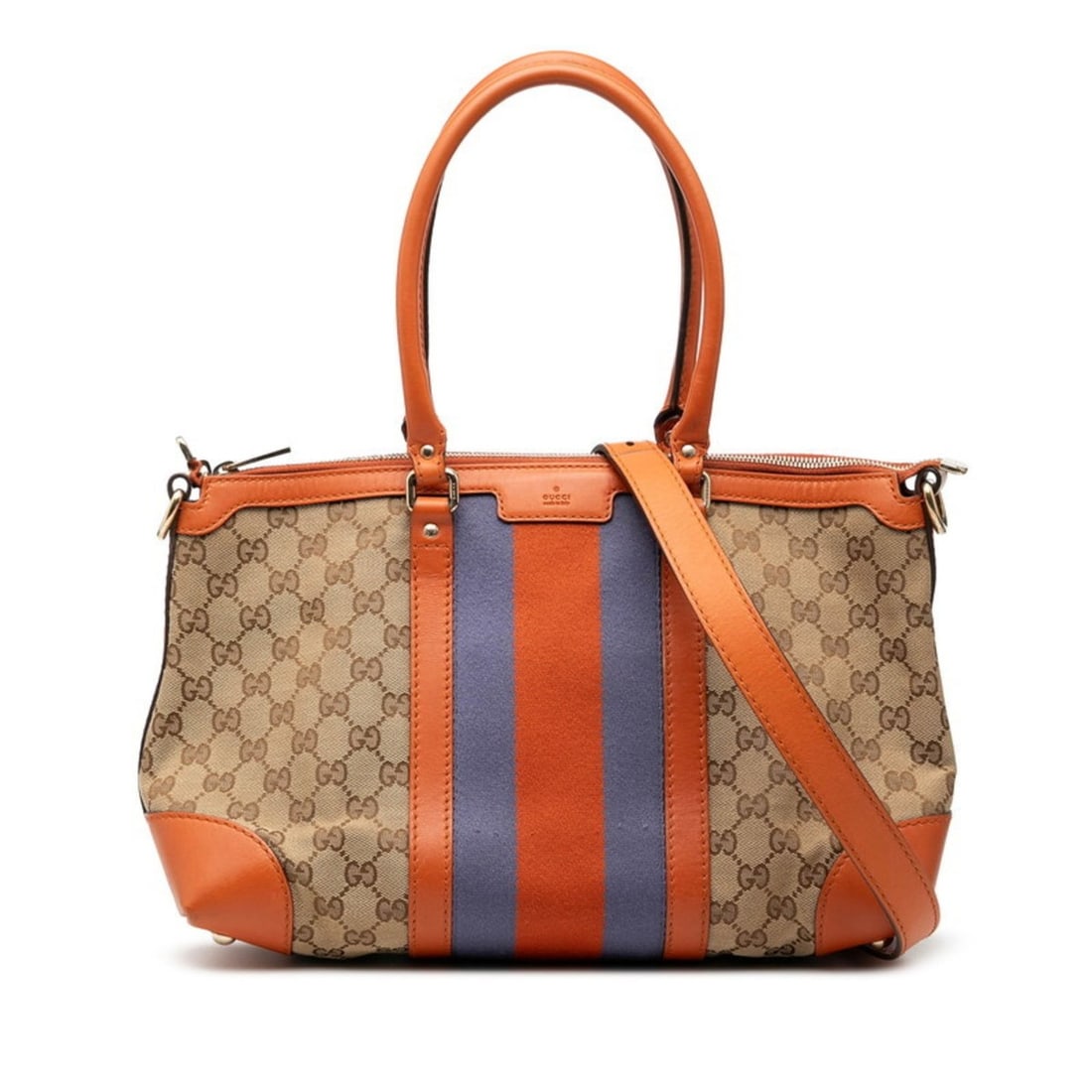 Gucci GG Canvas Sherry Line Handbag/Shoulder Bag 2WAY 257341 Beige Multicolor Leather Women's GUCCI: --- Catalog ---Category: SizeSize (HxWxD): 21.5cm x 35cm x 15cm / 8.46'' x 13.77'' x 5.9''Category: DesignType: Handbag, Shoulder bagColor: Beige, Multi-colorGender: WomenMaterial: Canvas , Leather Ca