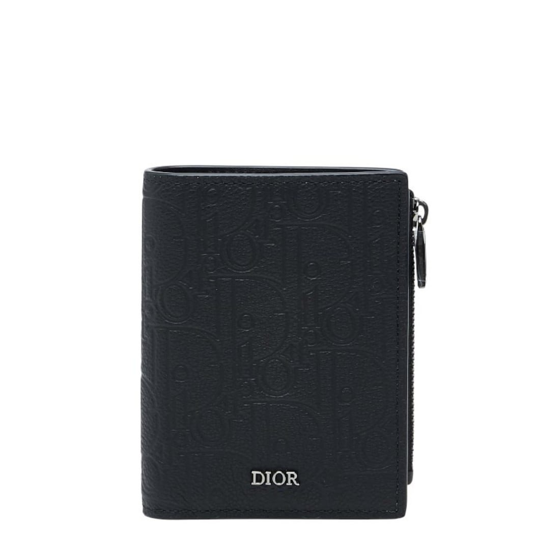 Christian Dior Dior Vertical Compact Card Holder Bifold Wallet Black Leather Men's: --- Catalog ---Category: SizeSize (HxWxD): 12cm x 9cm x 2.5cm / 4.72'' x 3.54'' x 0.98''Category: DesignType: Wallet (bi-fold)Color: BlackGender: MenMaterial: Leather Category: GeneralBrand: Christian