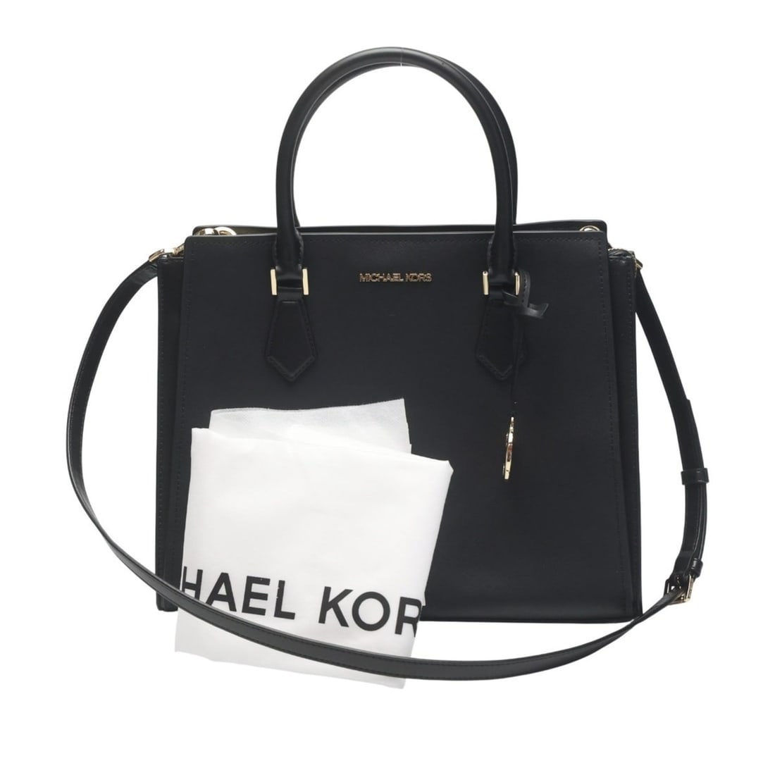 Michael Kors Sheila Satchel Tote Bag, Leather, 35T0GWXS3L, Black (1 of 19)