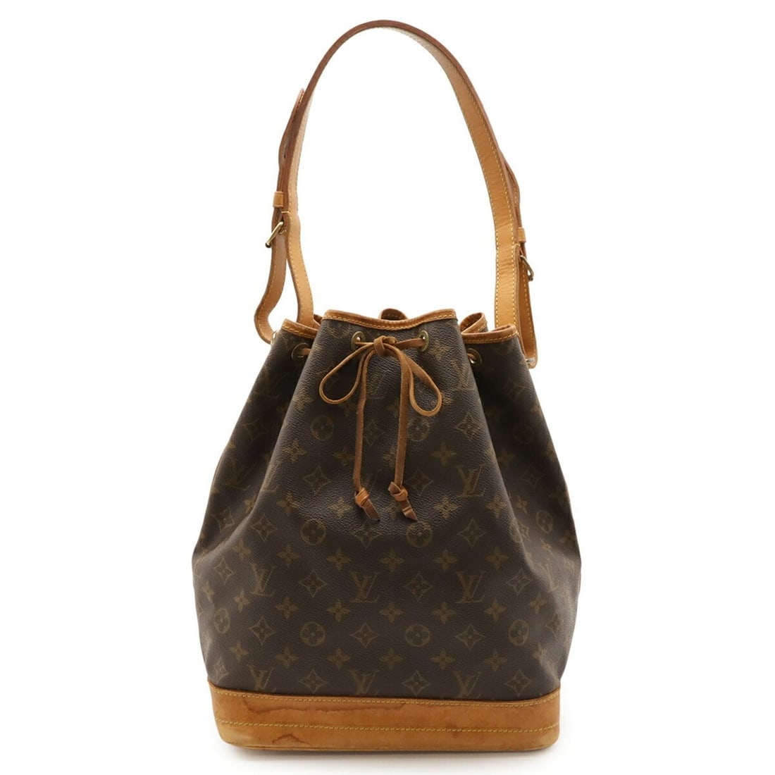 LOUIS VUITTON Monogram Noe Shoulder Bag, Model M42224: --- Catalog ---Category: SizeSize (HxWxD): 34.5cm x 25.5cm x 18.5cm / 13.58'' x 10.03'' x 7.28''Category: DesignType: Shoulder bagColor: BrownGender: WomenMaterial: Monogram , Canvas Category: General
