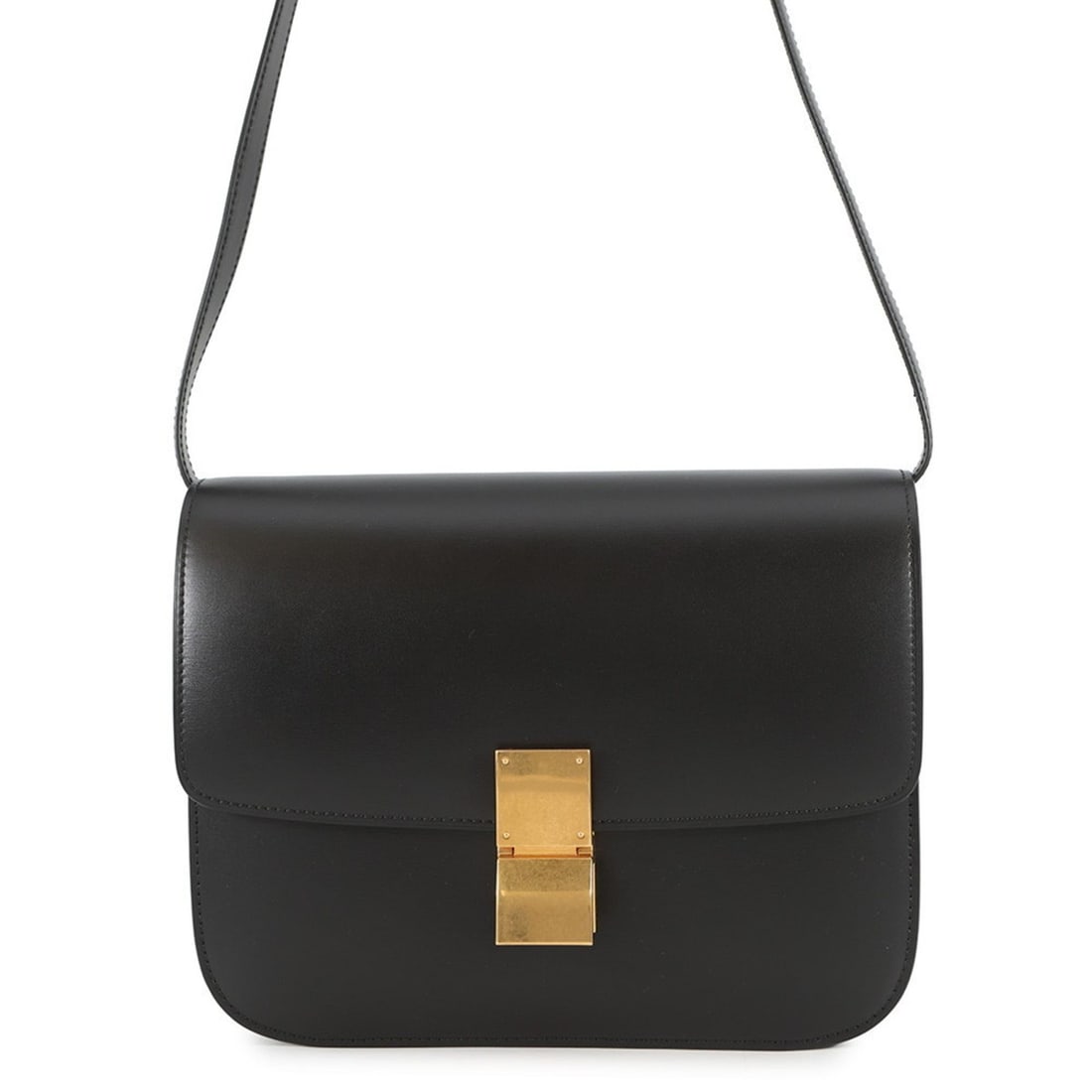 Celine Classic Box Medium Shoulder Bag 164173DLS CELINE Black (1 of 16)