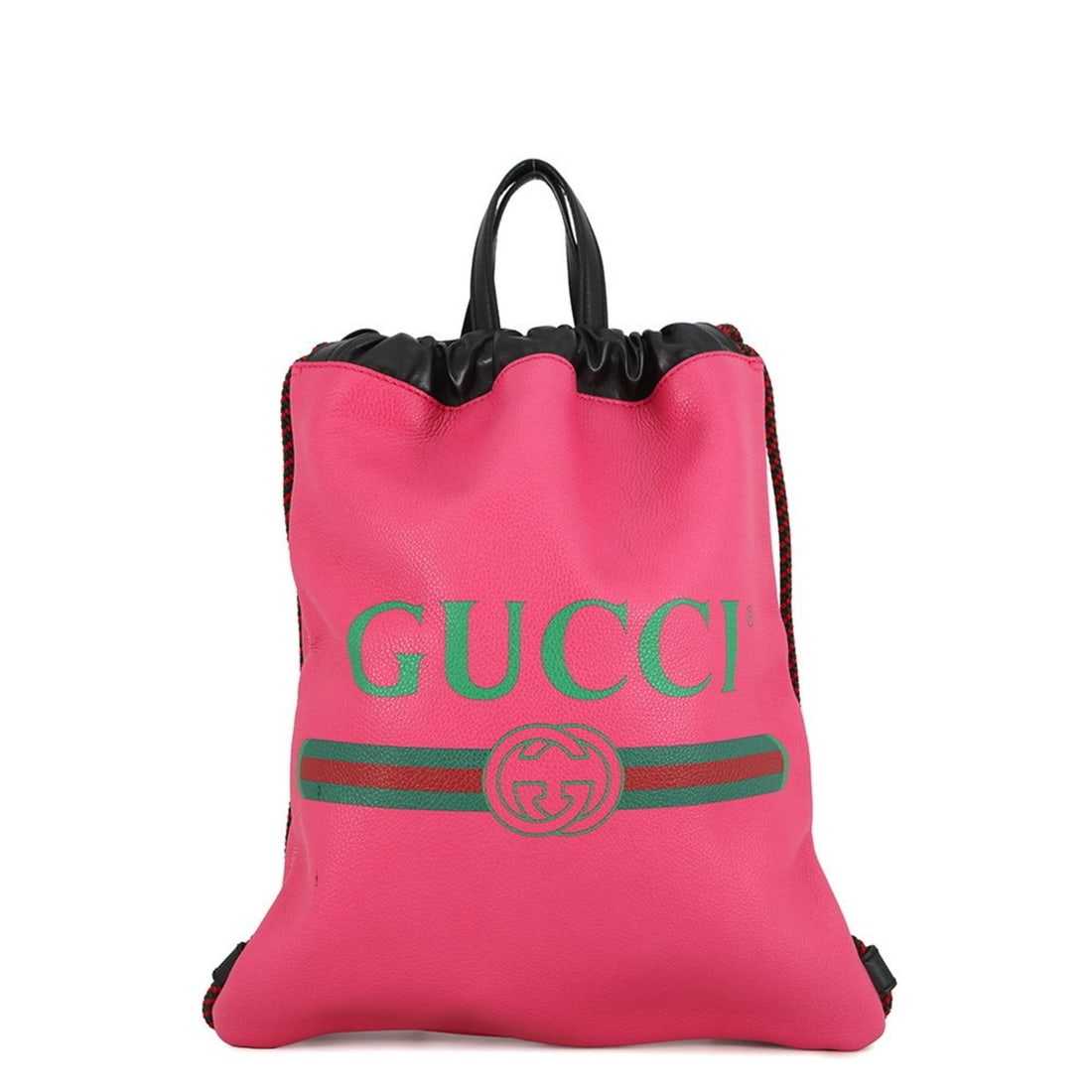 Gucci Drawstring Knapsack Leather Backpack 523586 GUCCI Bag (1 of 14)